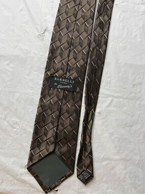 Bardelli Roma Charney’s Italy Handmade All Silk Geometric Tie